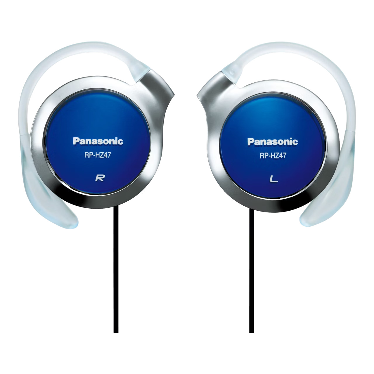 Panasonic Clip On Headphones Blue RP-HZ47-A Earhook Earphones Ultra Slim Japan