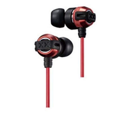 JVC HA-FX33XM-R XX Series In-Ear Earphones Red Metal Body Carbon Driver New
