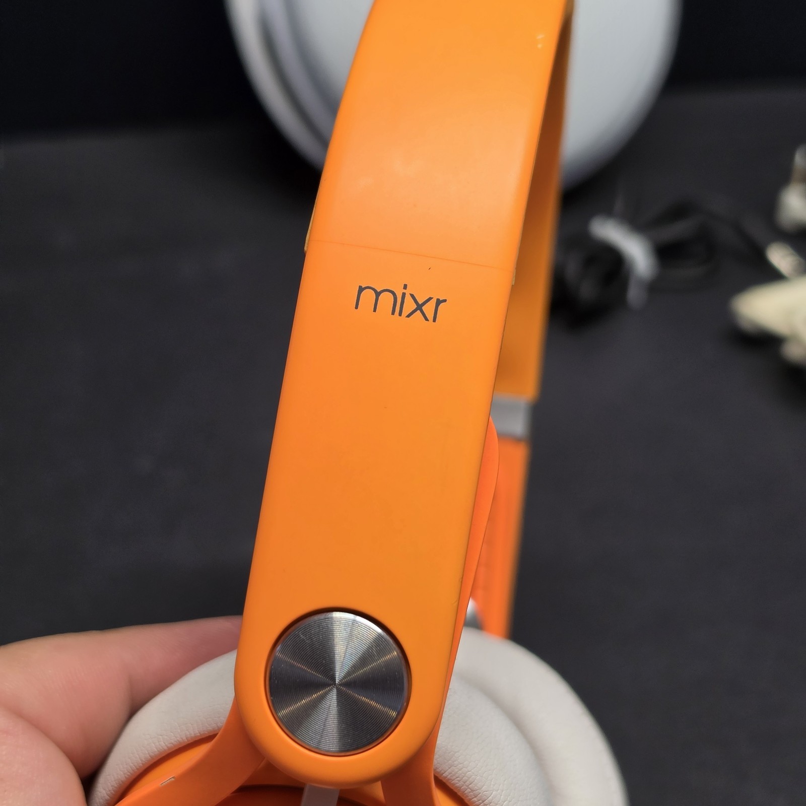 Beats Mixr Wired On-Ear DJ Headphones Neon Orange David Guetta Edition