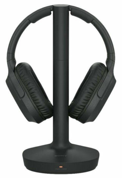 Sony WHRF400 RF BLACK Wireless Noise Reducing Home Theater Headphones. See Desc.