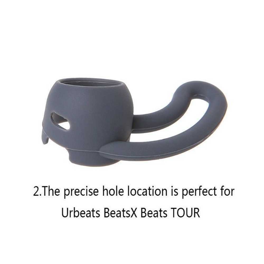 2 Pairs Replacement Silicone Earflap EarHook For Beats X – Urbeats 3.0 – Tour