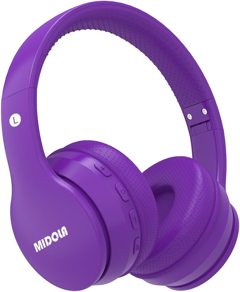 Kids Headphones Bluetooth 5.4 Wireless 68H Play Time Volume Limit 85/94Db Over-E