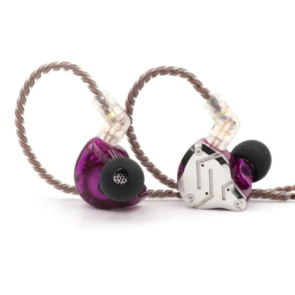 KZ ZS10 Pro 4BA+1DD 5 Driver In-Ear Hifi Metal Earphones With Detachable Cable