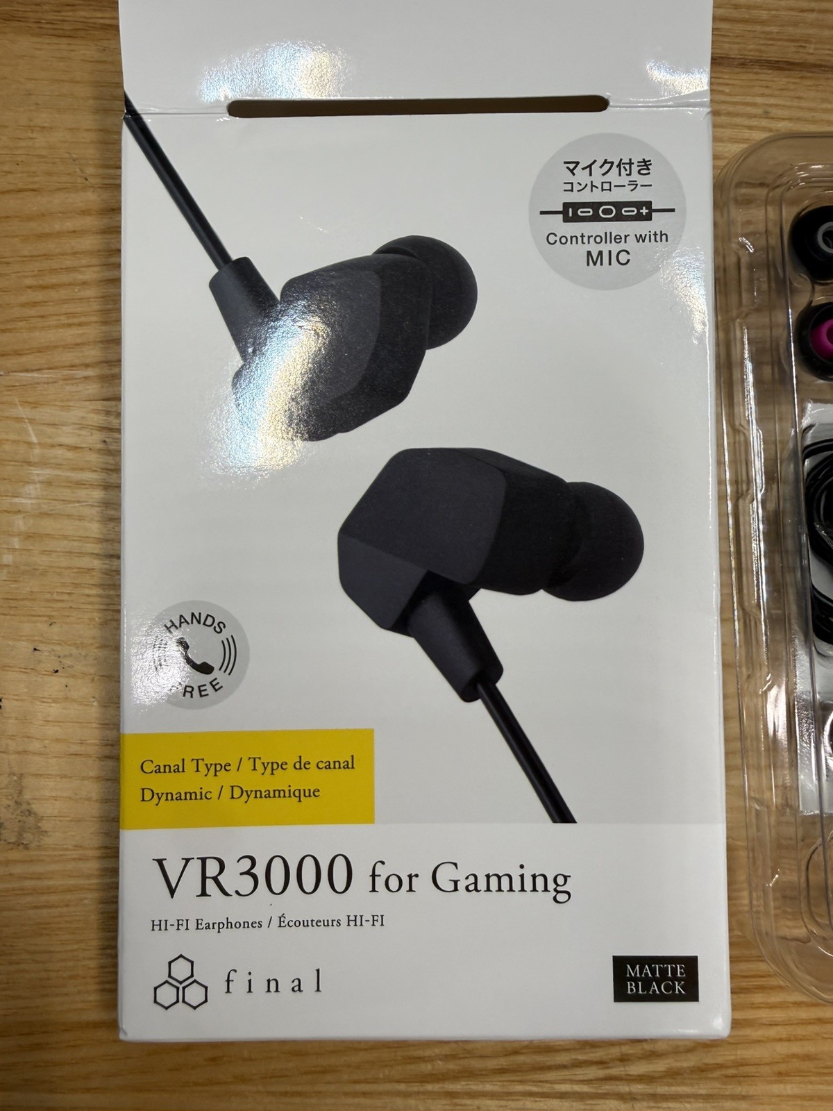 final VR3000 for Gaming In-Ear Earphones with Mic 3D Spatial Audio ASMR NEW