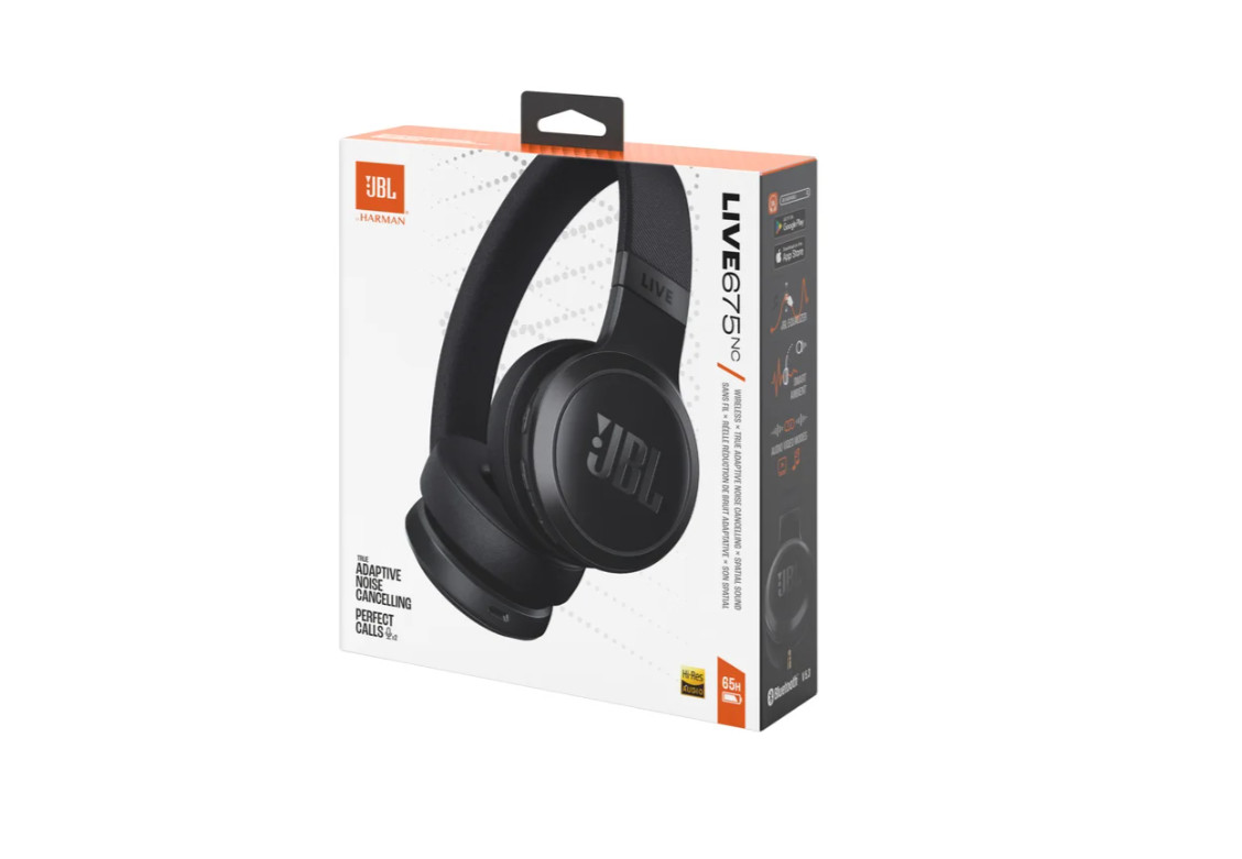 JBL Live 675NC Wireless Over-Ear Headphones Noise Cancelling Bluetooth Headset