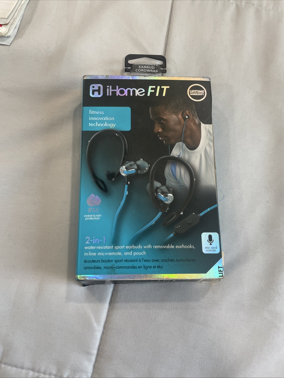 iHome Fit -2 in 1 Earbuds – iB21BLC