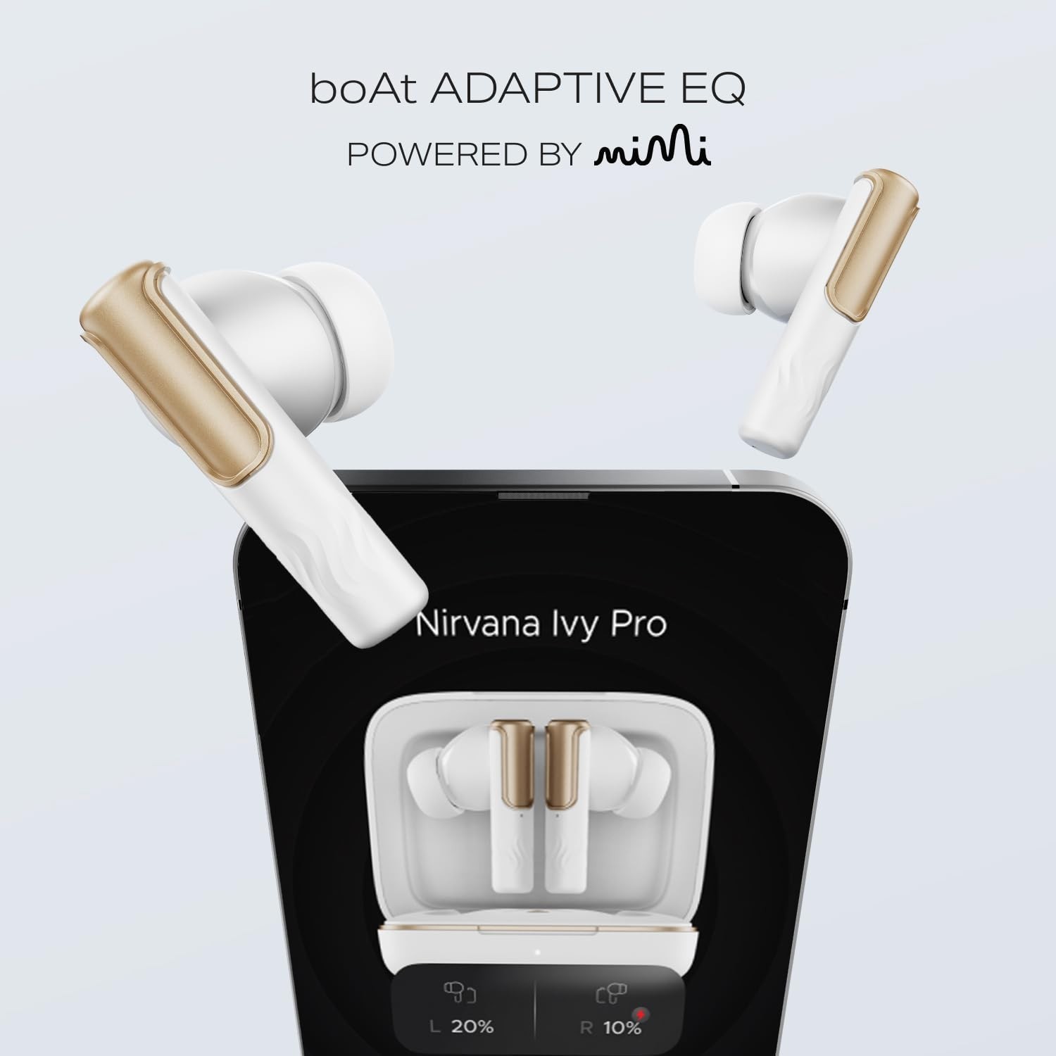 boAt Nirvana Wireless Earbuds with ANC ENC Fast Charging Bluetooth Earphones