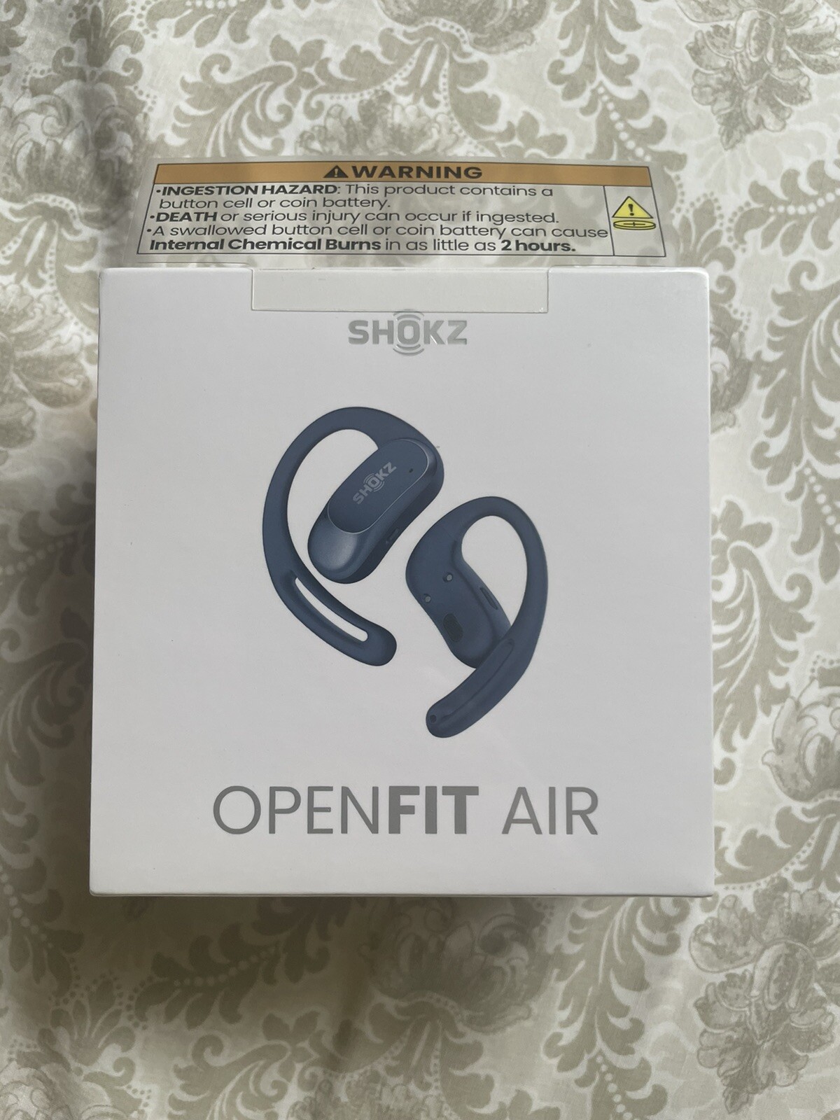 Shokz OpenFit Air Open-Ear True Wireless Earbuds (Stone Blue) – New Sealed