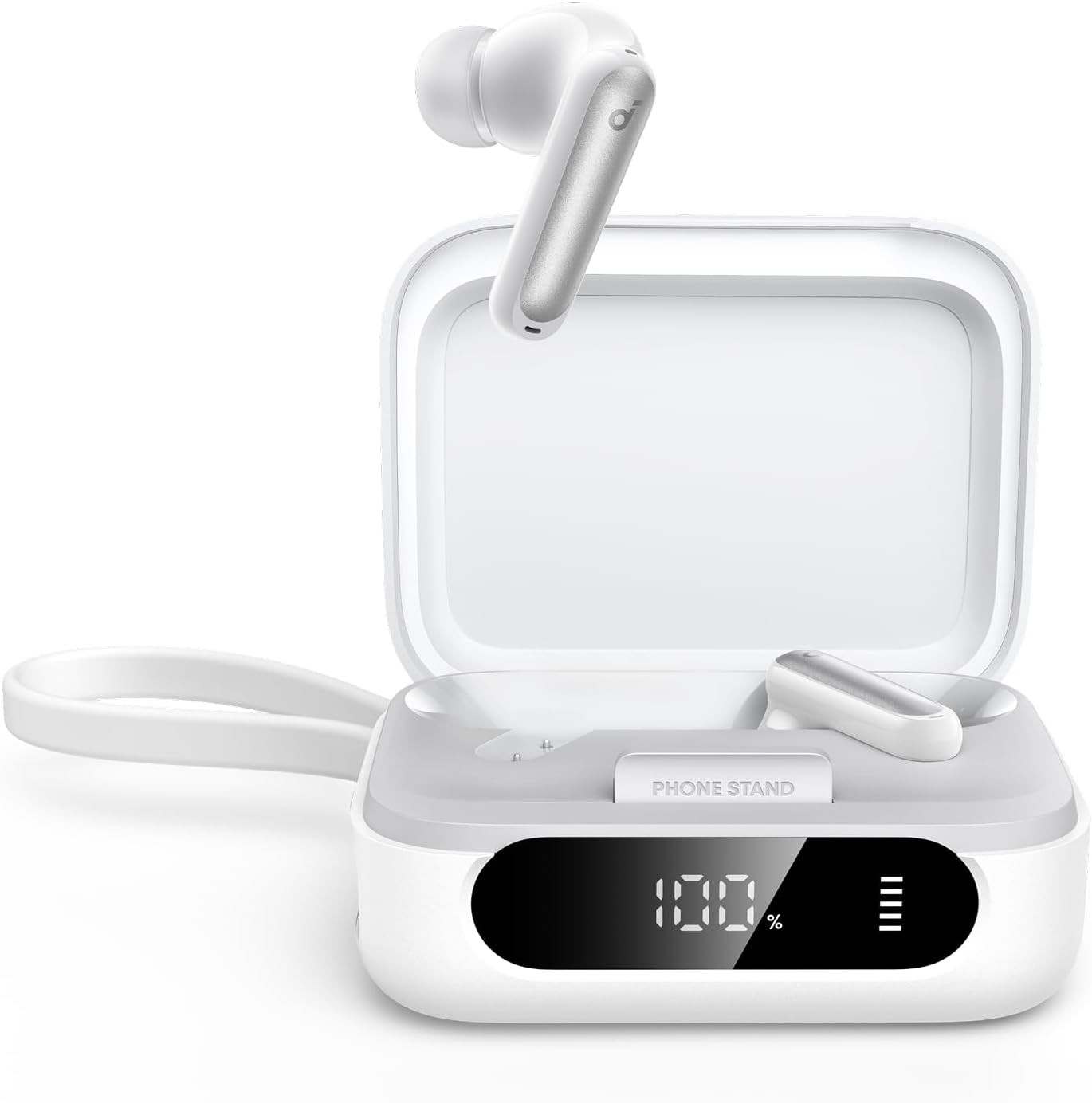 Soundcore P41i by Anker, Adaptive Noise Cancelling Earbuds with Portable Charger