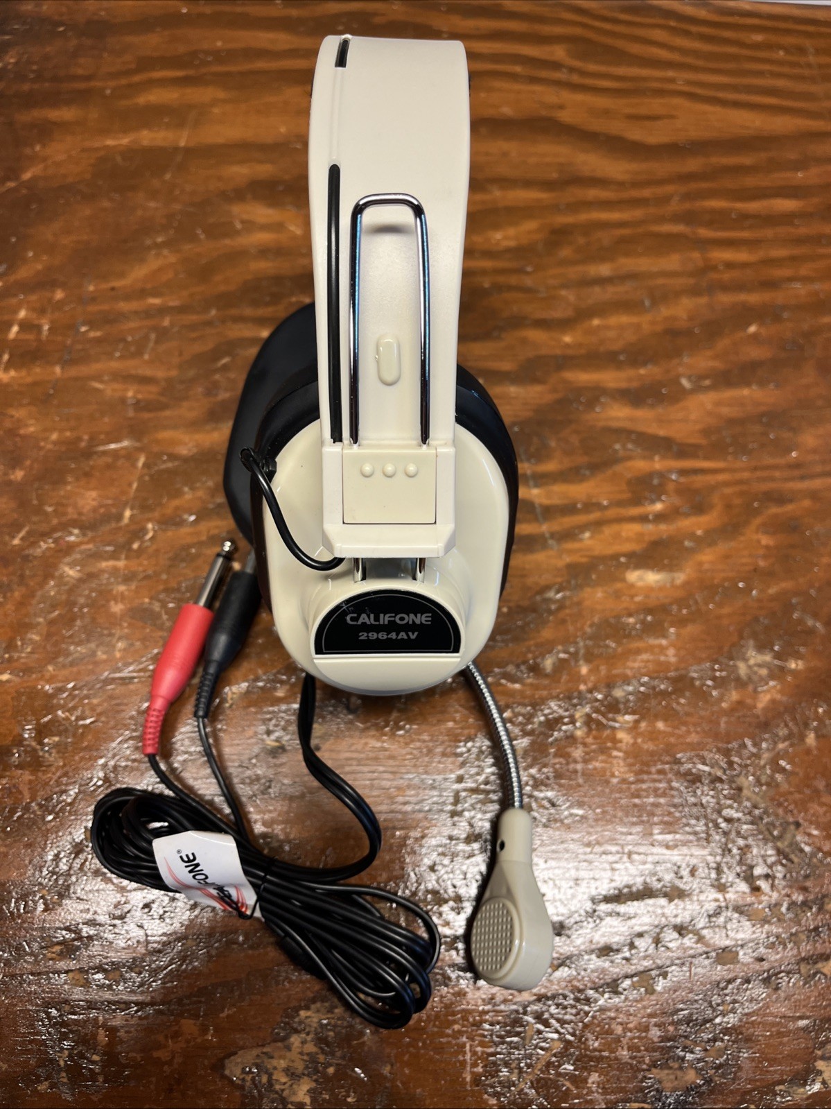 UNTESTED Califone 2964AV 3.5mm Wired Multimedia Headset with Boom Microphone