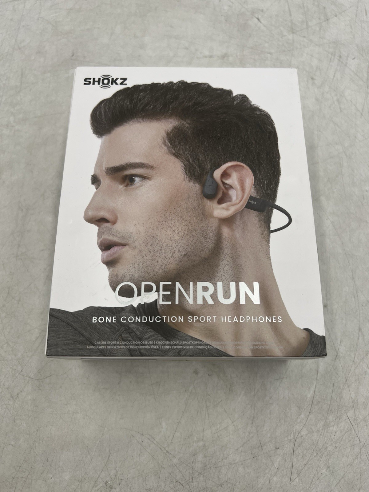Shokz OpenRun Wireless Bone Conduction Sports Headphones – Black