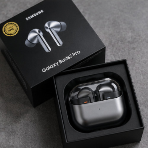 Samsung Galaxy Buds 3 Pro AI True Wireless Noise Cancelling Earbuds – Silver