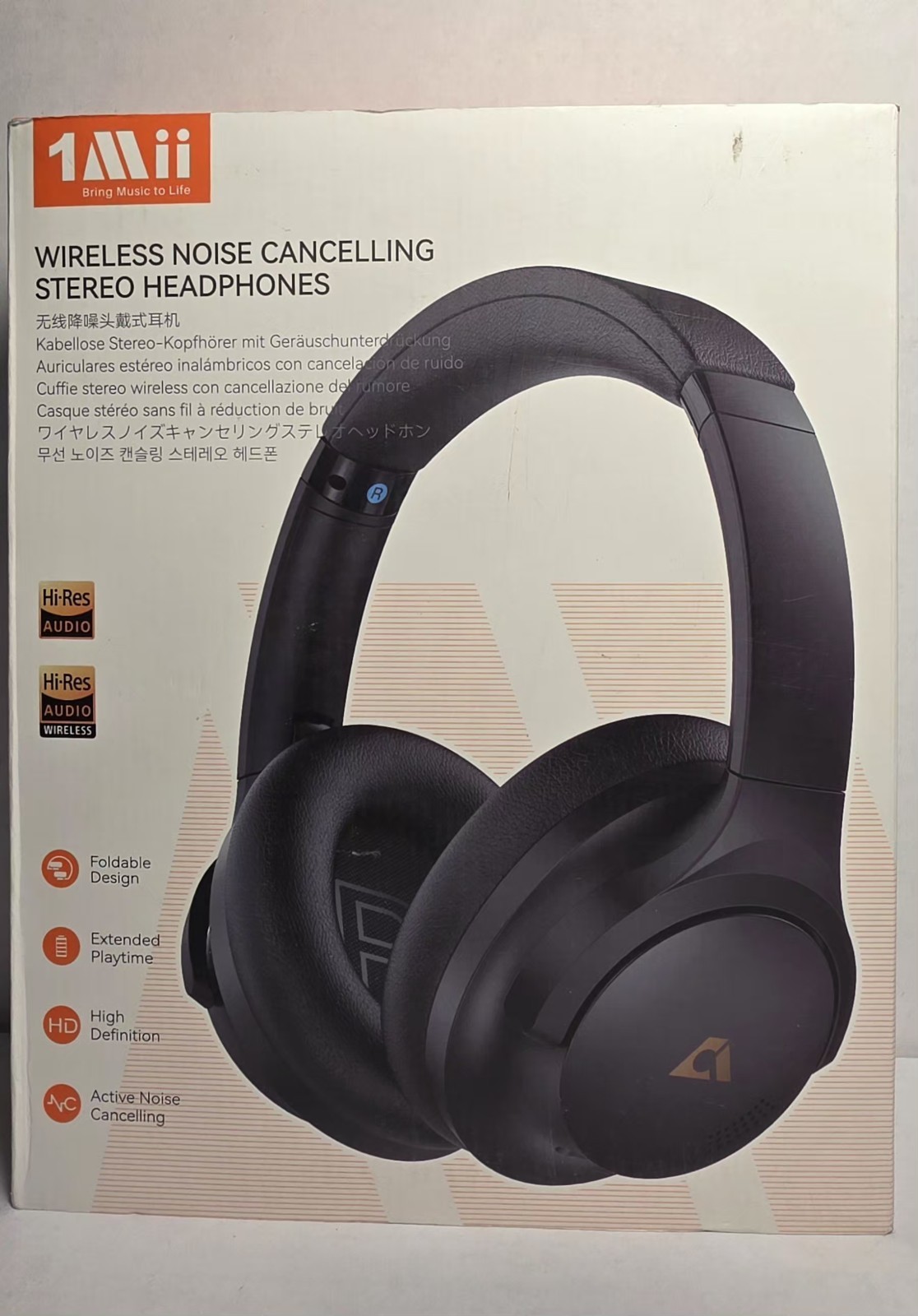 Ankbit E400 (Y8+) Wireless ANC Headphones – Hi-Res Audio, LDAC, 75H+ Battery