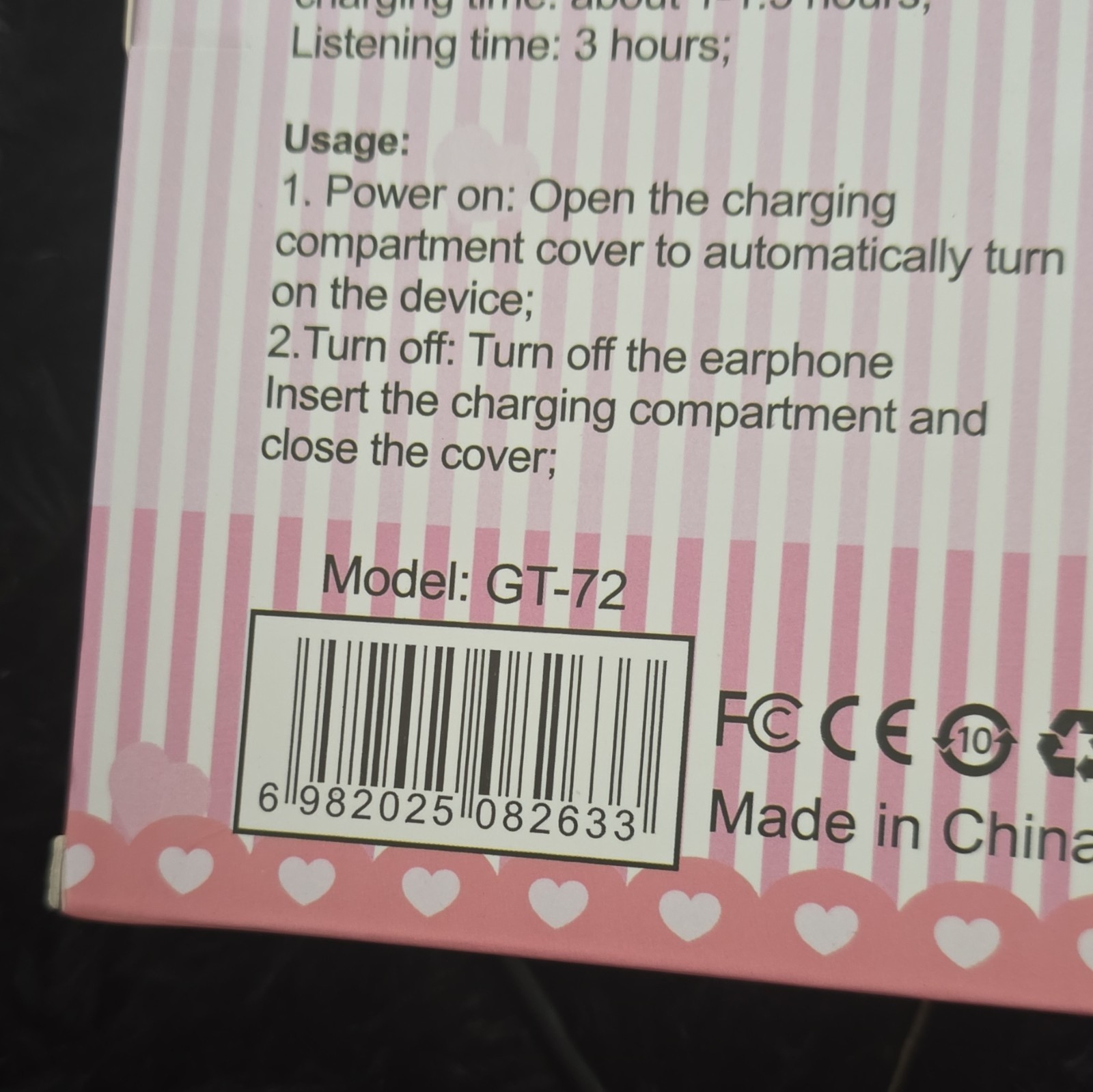 Hello Kitty GT-72 Bluetooth Wireless In-Ear Earbuds 4-in-1 Gift Set Pink