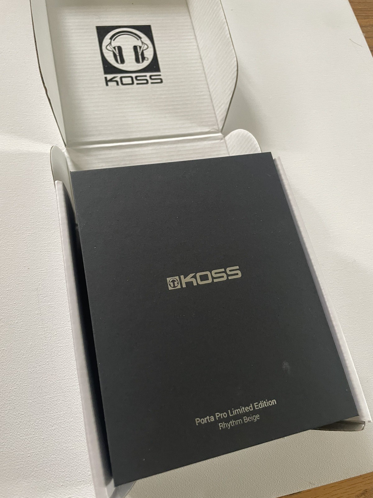 Koss Porta Pro Limited Edition Rhythm Beige On-Ear Headphones with Microphone