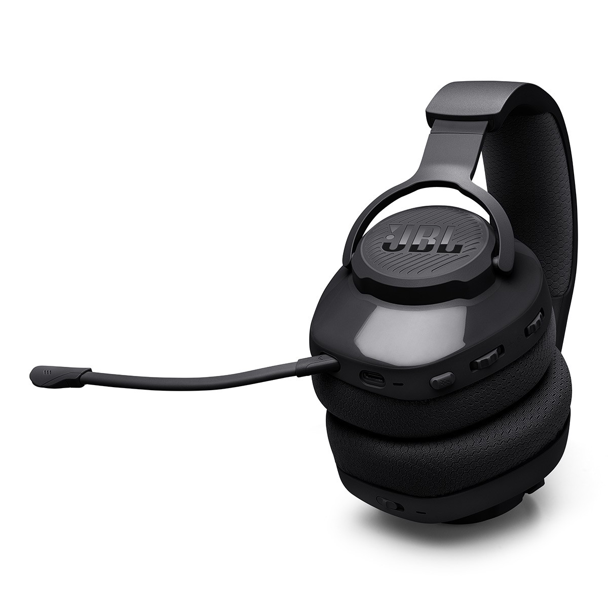 JBL Quantum 360X Universal Wireless Gaming Headset with Detachable Boom Mic (Bl