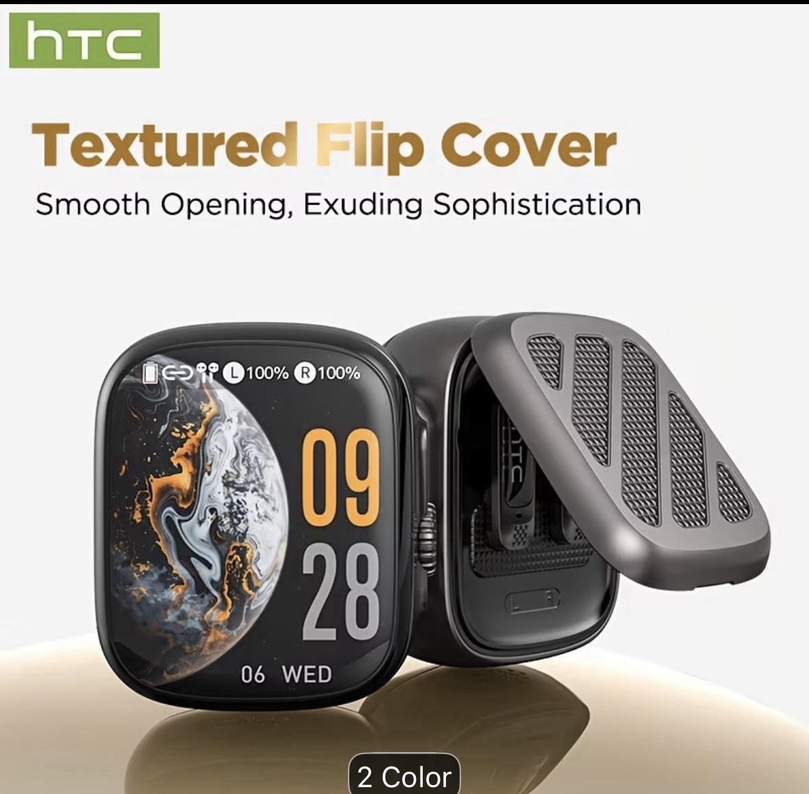 HTC NE72 AI Translator Open-Ear Wireless Headphones 134 Languages Translation