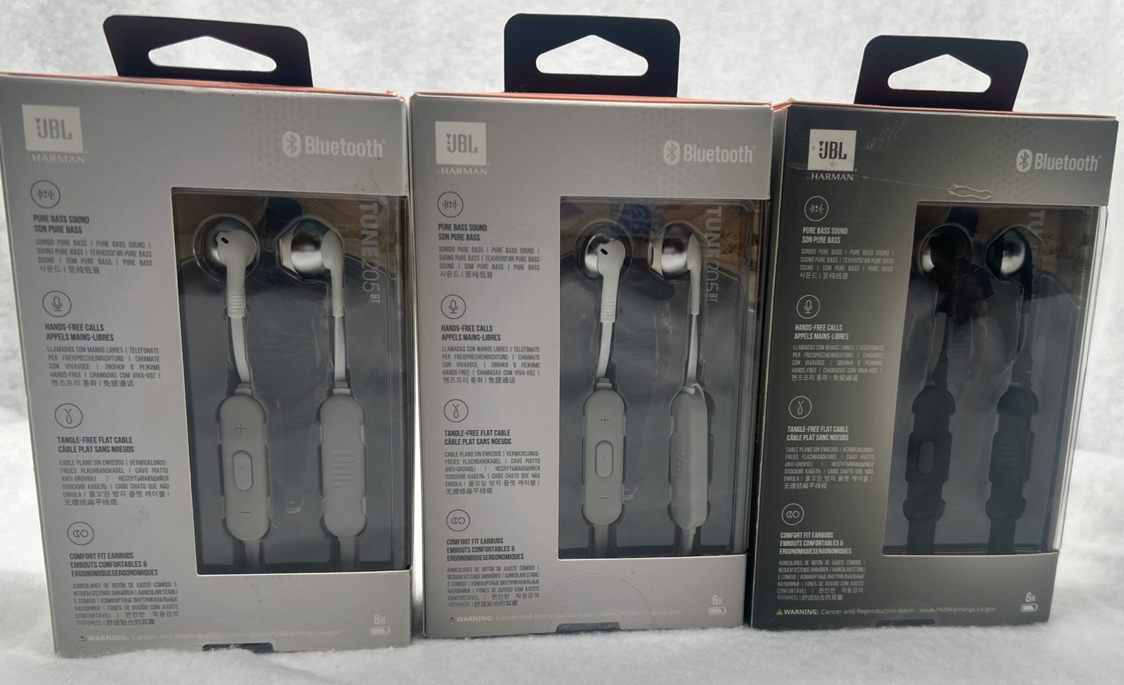 3 Sets Of Bluetooth Pure Base Zero Cable JBL Headphones, ￼￼