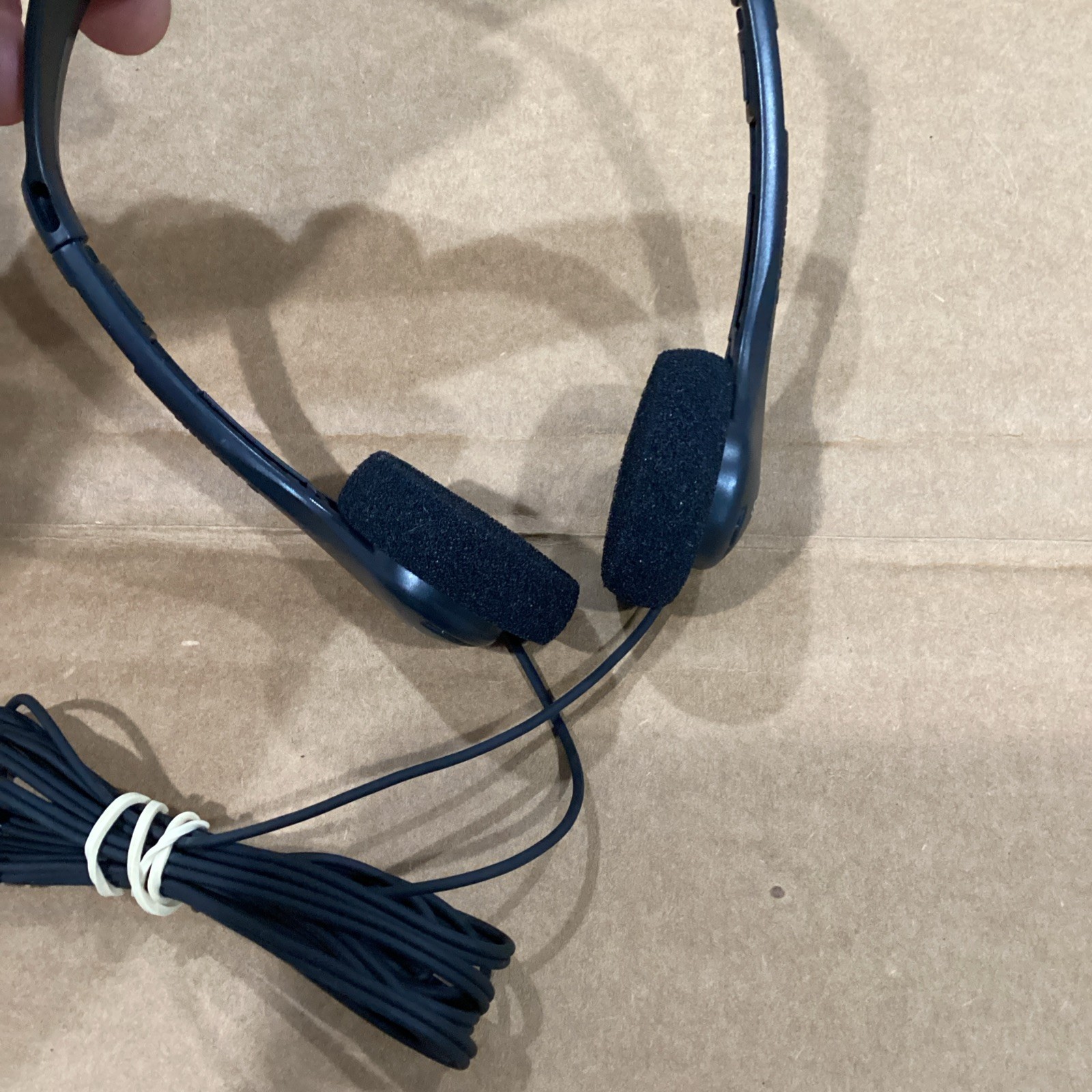 Vintage Sony Walkman MDR-005E Adjustable Headband Stereo Headphones w/newCushion