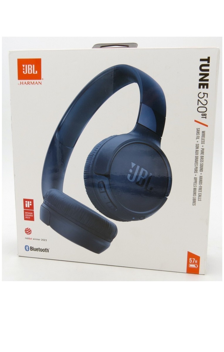 JBL Tune 520BT Wireless Bluetooth On-Ear Headphones With Built-In Microphone