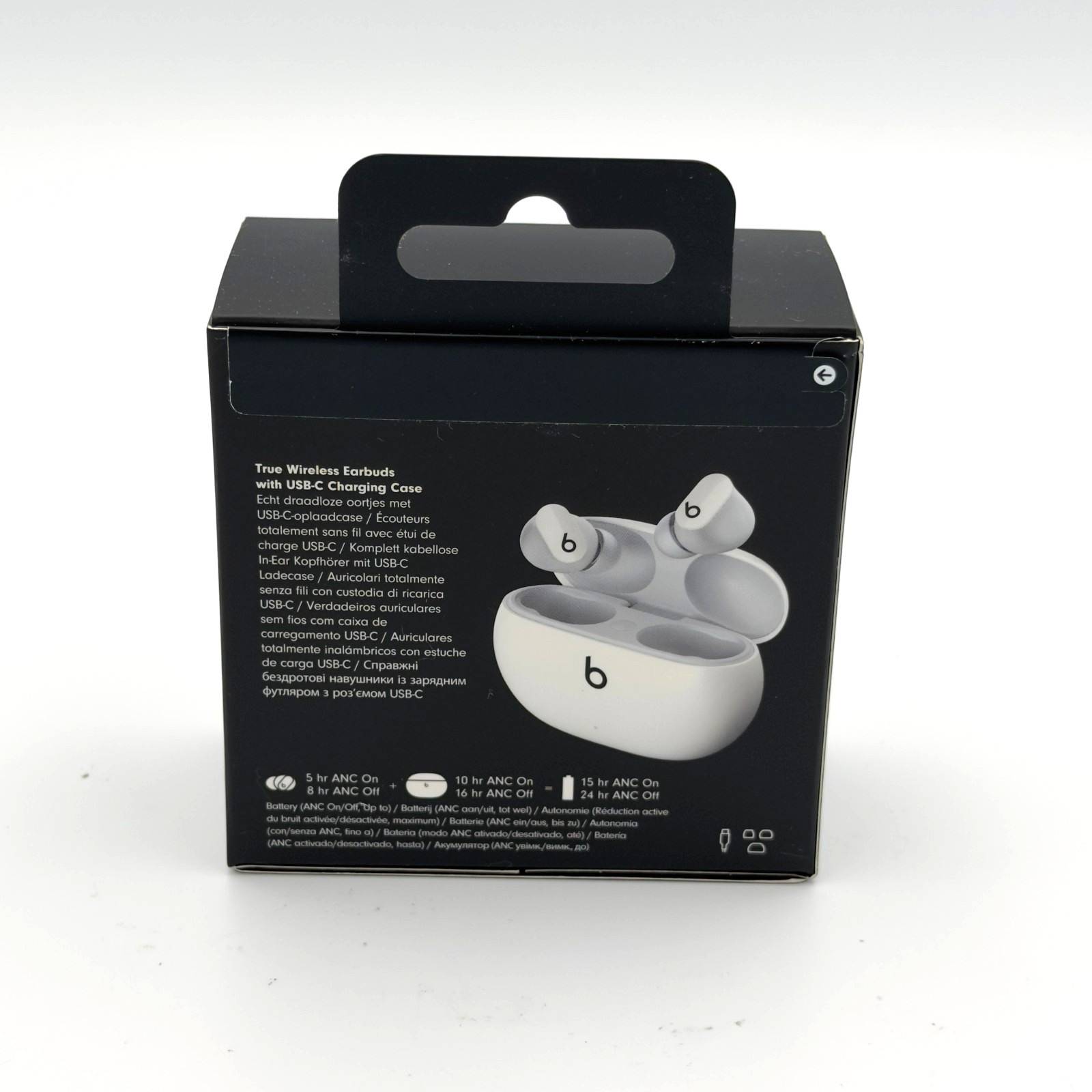 Beats Studio Buds Wireless Noise Cancelling Earbuds White New Factory Sealed