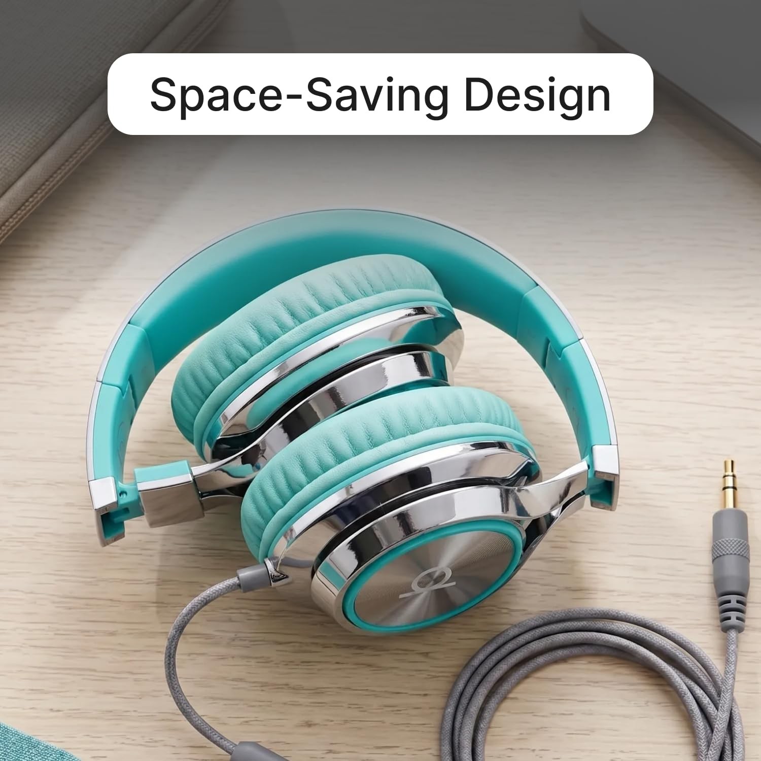 CL750 Wired Headphones with Mic — Noise Isolating On-Ear Headphones for Compu…