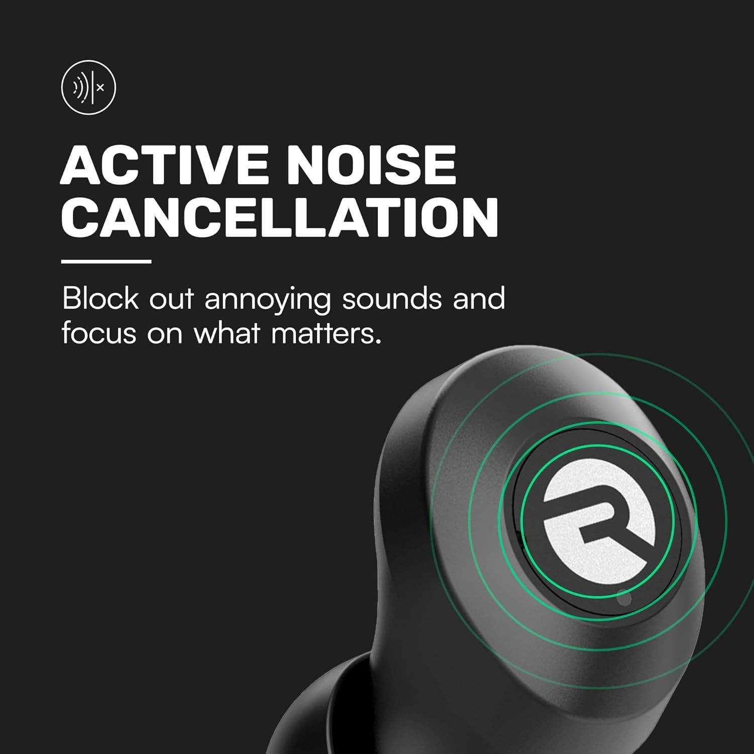 Everyday Bluetooth Wireless Earbuds with Microphone – Active Noise Cancelling…