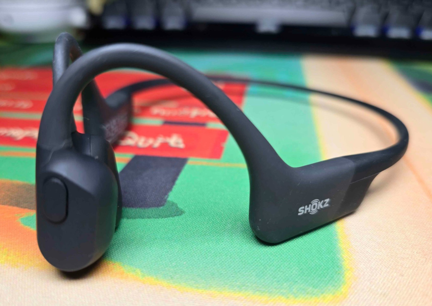 Shokz OpenRun Bone Conduction Open-Ear Headphones – Black – S803-ST-BK-US