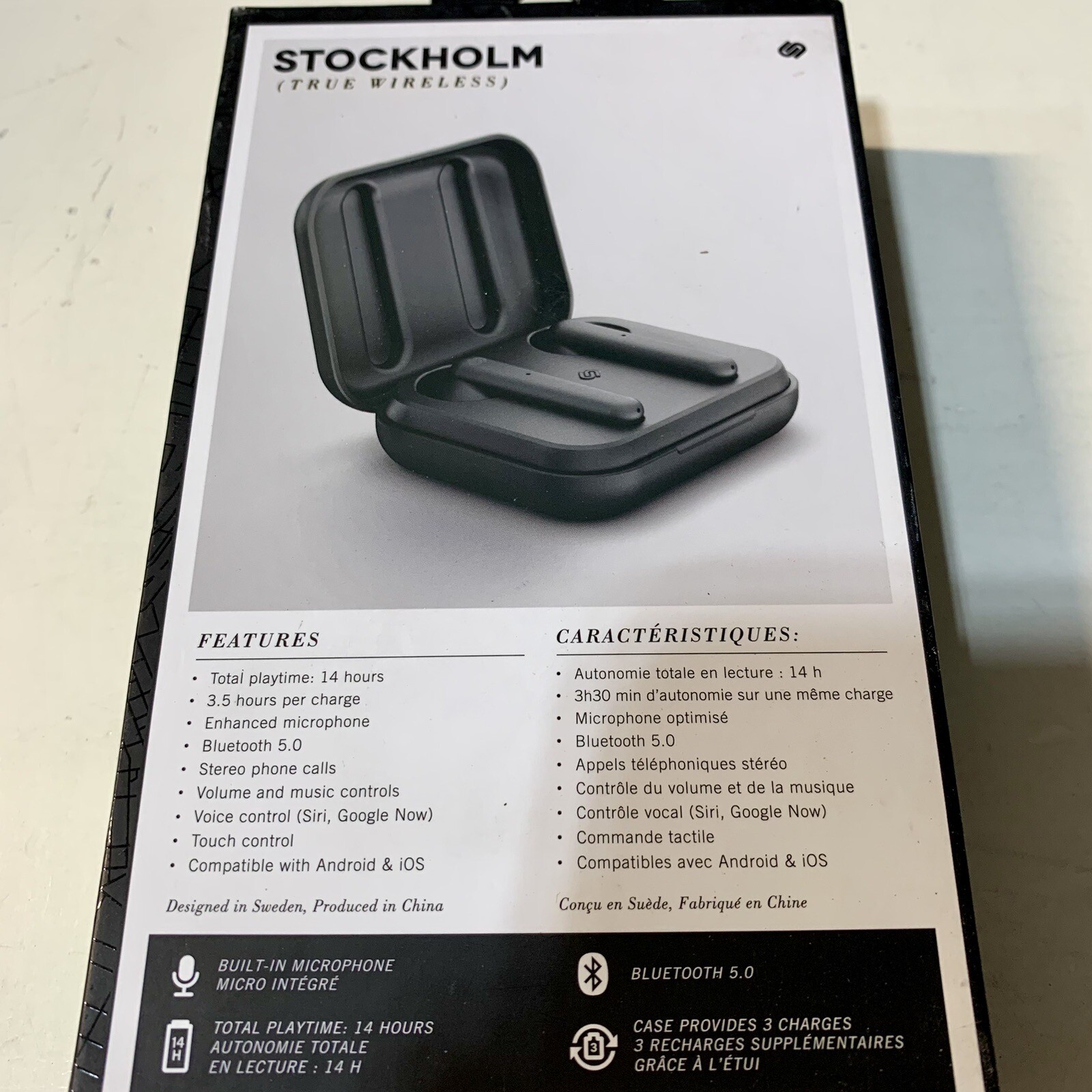 Urbanista Stockholm True Wireless Earbuds 14H Playtime Bluetooth 5.0 iOS Android