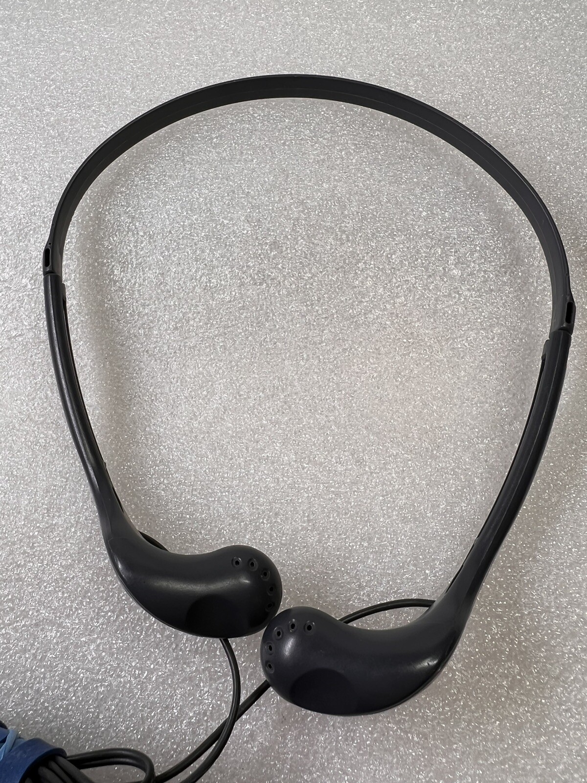 SONY MDR-W08 Stereo Headphones Lightweight Gray/Black – TESTED – WORK!