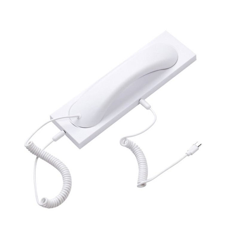Premium ABS Handset Ergonomic Ease Noise Cancelling for Business Communication