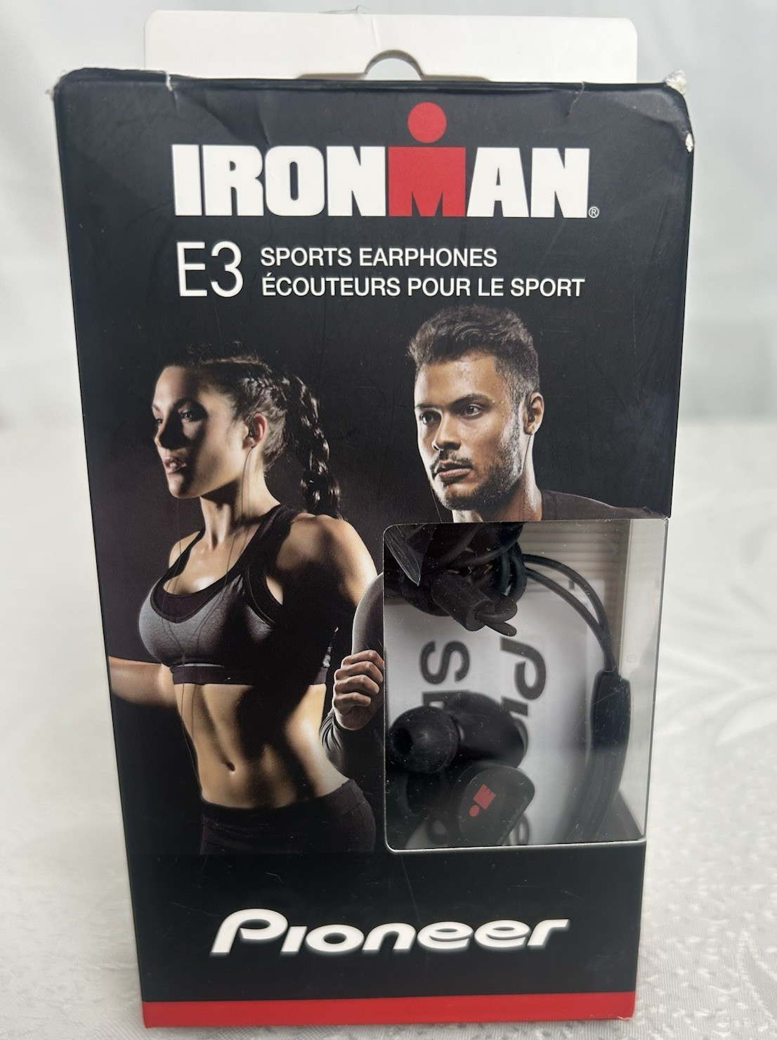 Pioneer SE-E3M(B) IRONMAN Sports Sweat-Proof Ear-Hook 3.5mm 1.2m Black