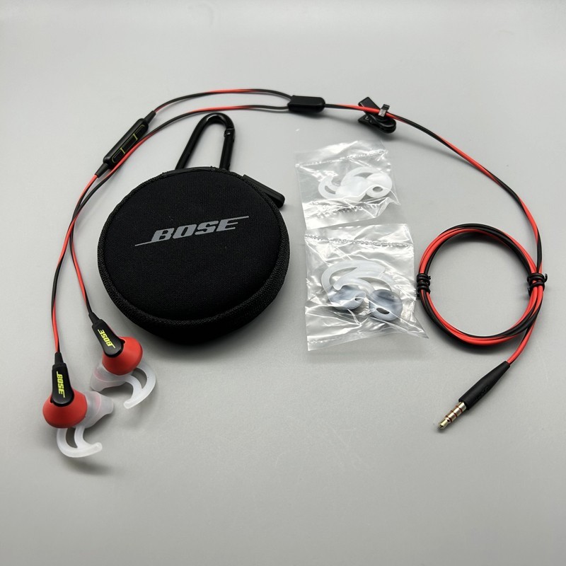 Bose SoundSport Wired 3.5mm Jack Earbuds In-ear Headphones Earbuds – gift-Red
