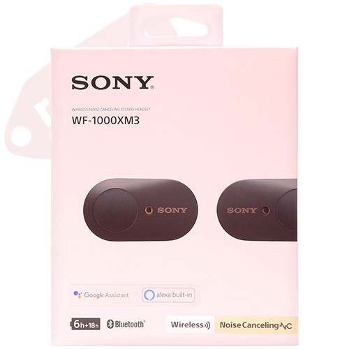 PARTS UNTESTED!. Sony WF-1000XM3 Noise-Cancel In-Ear Earphones Black NO RETURNS!