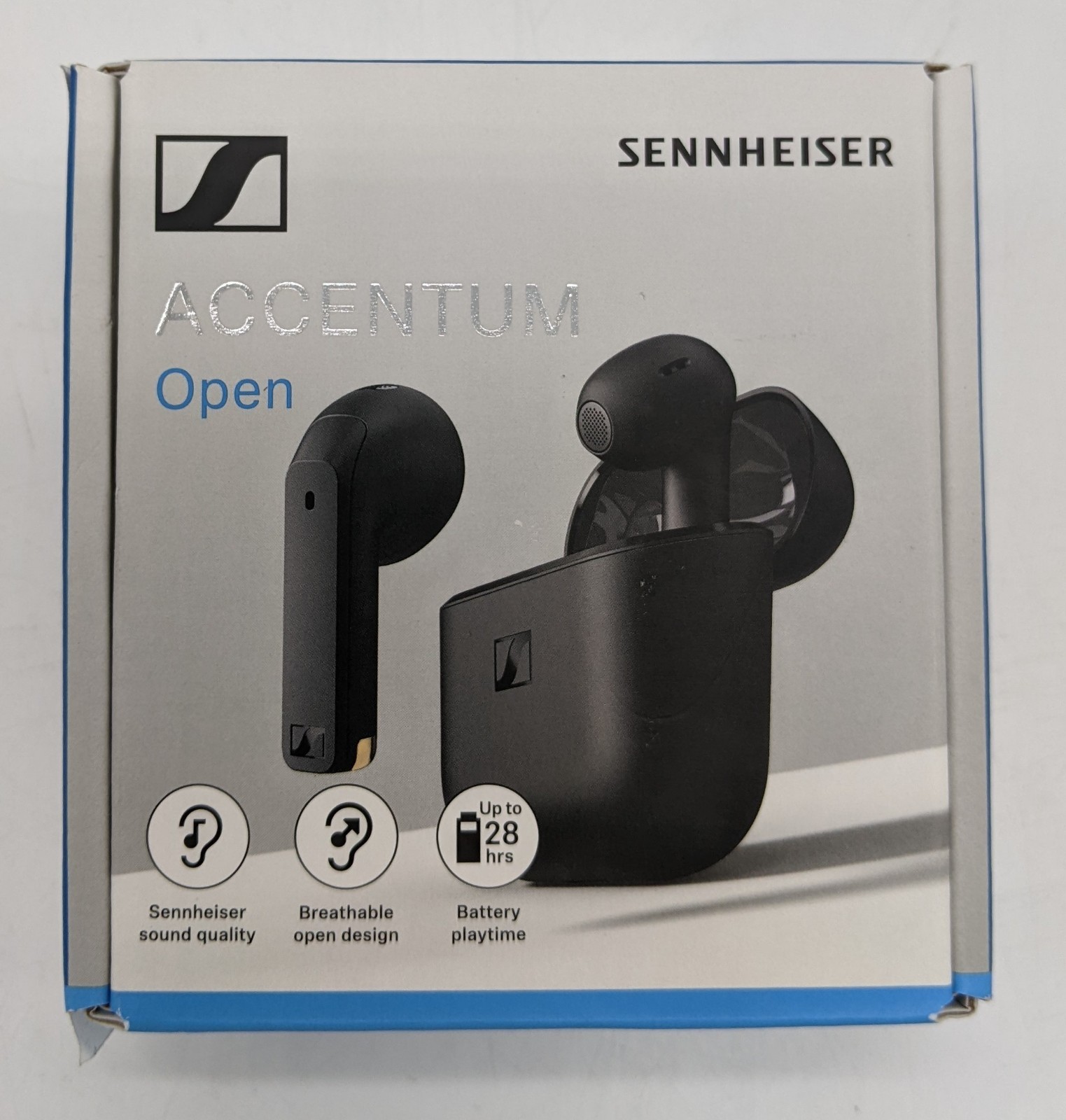 Sennheiser ACCENTUM Open Wireless Earbuds – Black NEW IN BOX