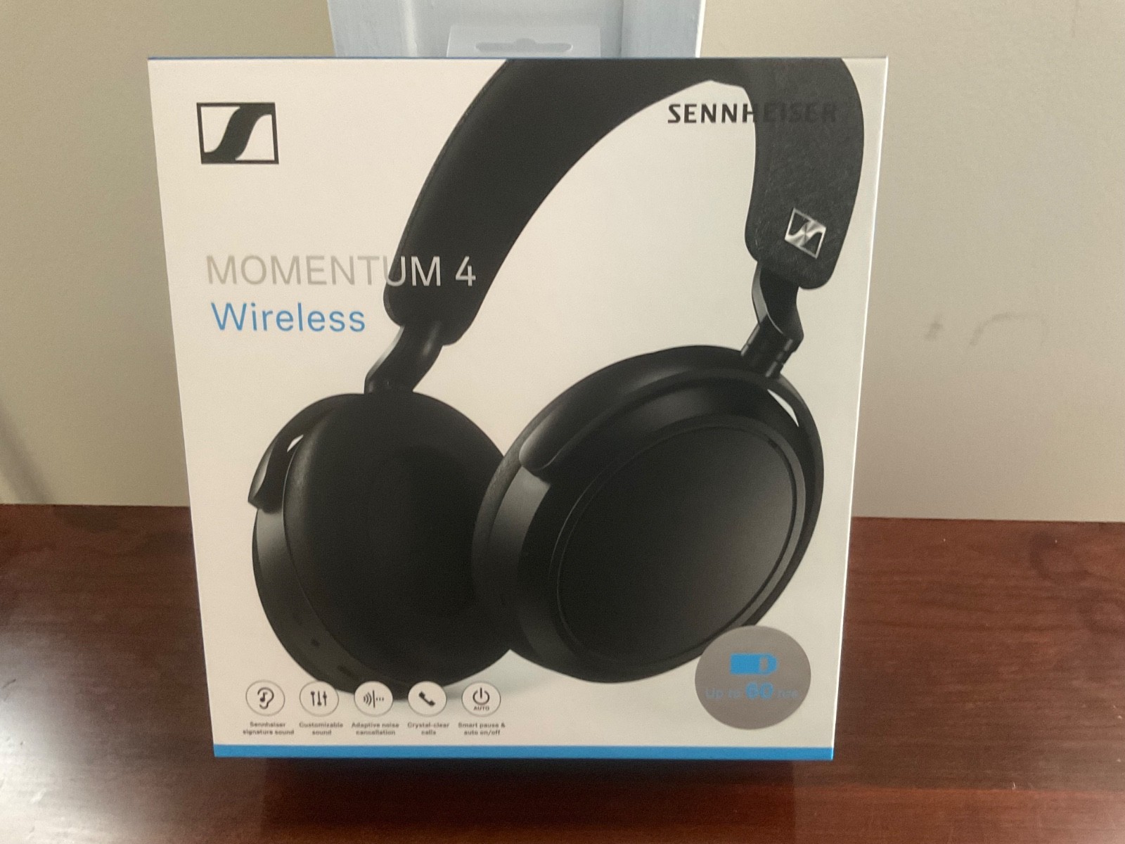Sennheiser Momentum 4 Over The Ear Wireless Headphones – Black