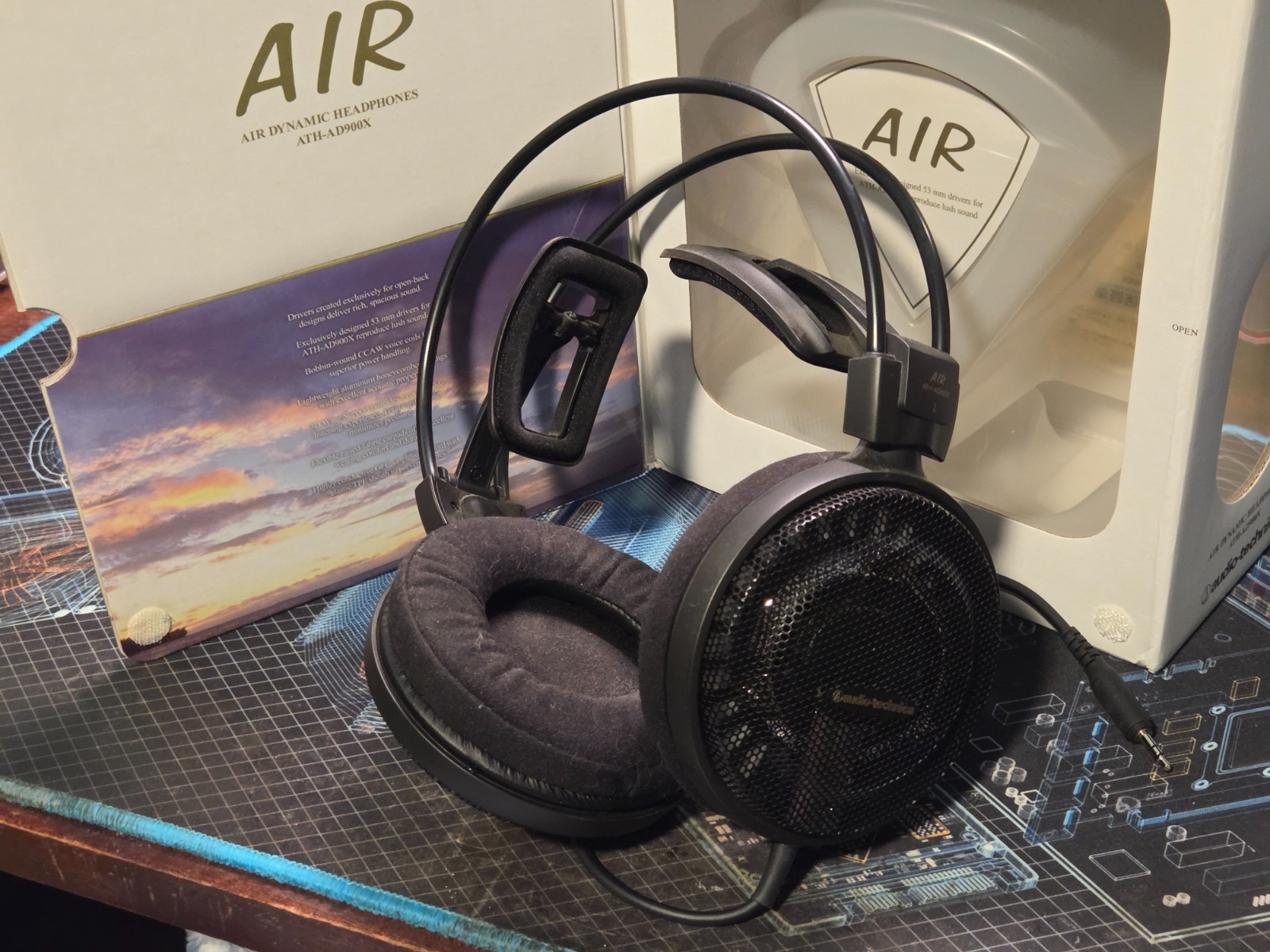 Audio-Technica ATH-AD900X Over the Ear Headphone – Black