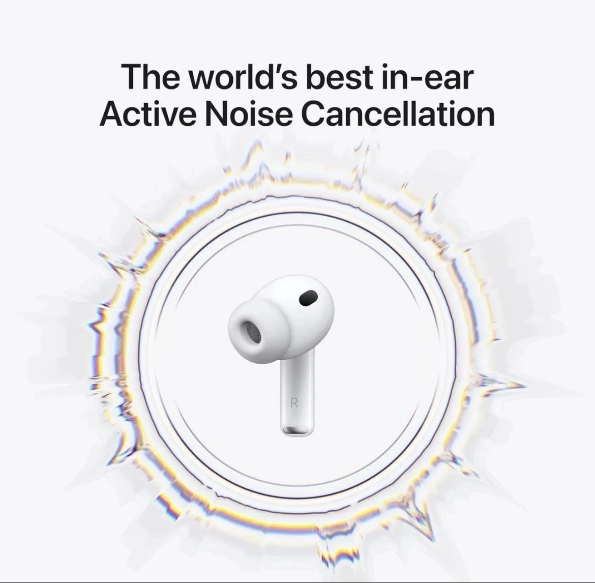 Apple AirPods Pro 3 In-Ear Bluetooth Earbuds ANC MagSafe Case White