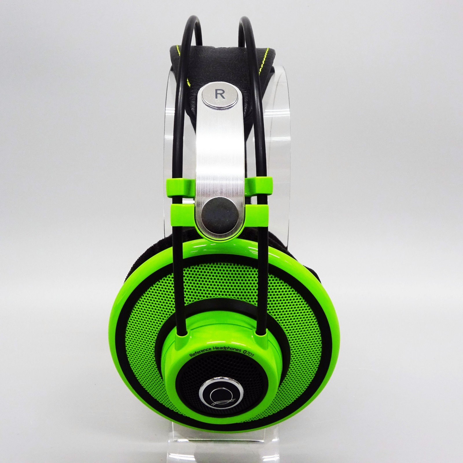 AKG Open Type Headphone Q701 Green For DJ Studio Monitor Japan USED