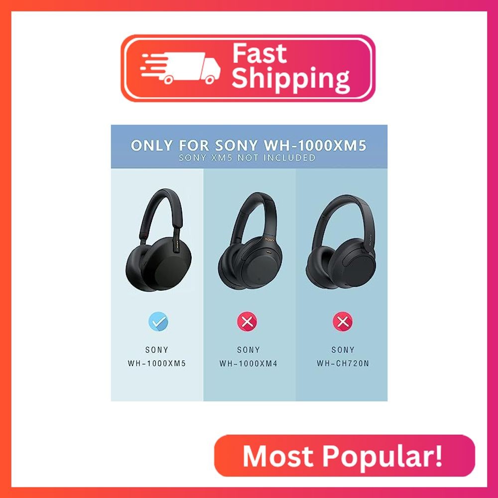 Silicone Case for Sony WH-1000XM5, Sony xm5 Wireless Headphones Protective case