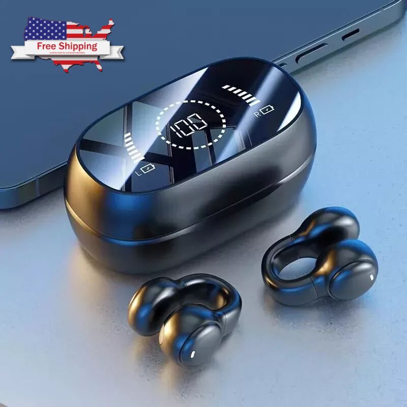 M47 Wireless Earbuds Ear Clips Bluetooth Sport Buds With Charging Case