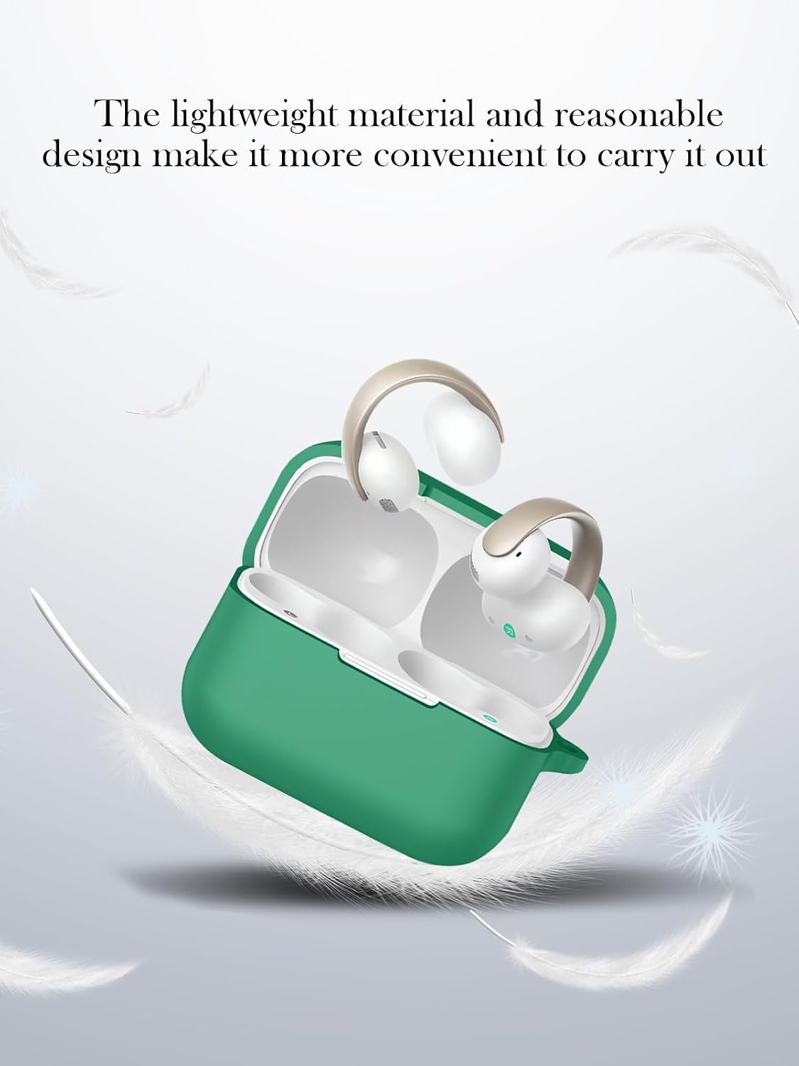 Case for Anker Soundcore Aeroclip Open-Ear Clip-On Earbuds,Soft Protective, Sili