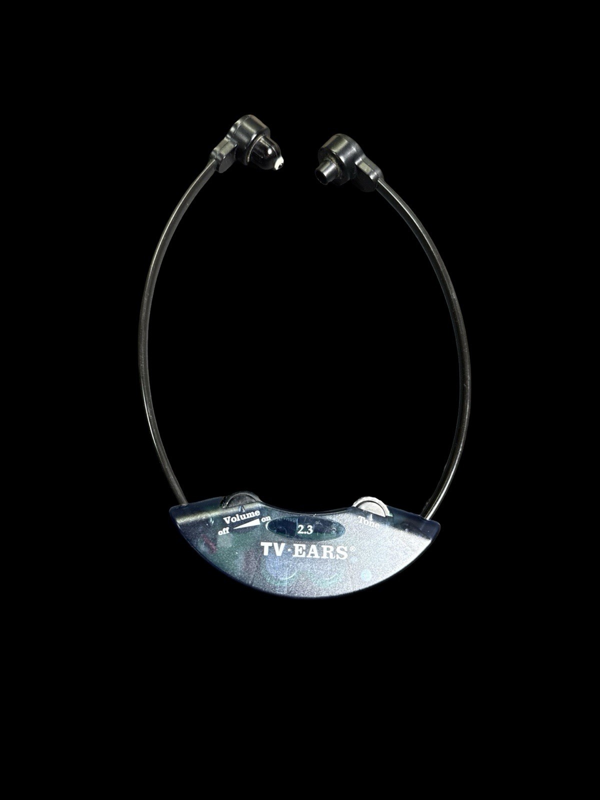 TV Ears 2.3MHz Headphones w/ Charging Base Unit for Headphone System