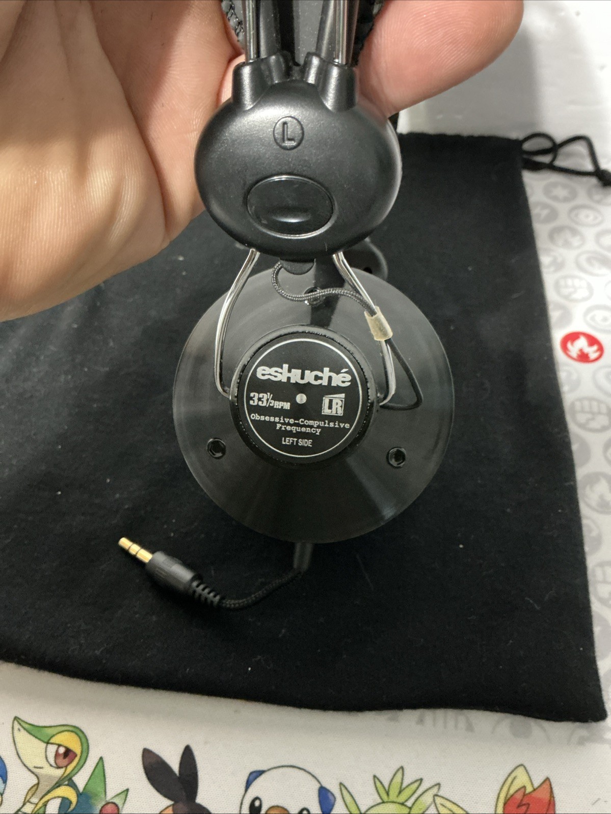Eskuche Headphones 33 1/3 RPM High-Quality Stereo – Tested – Working – Wired!