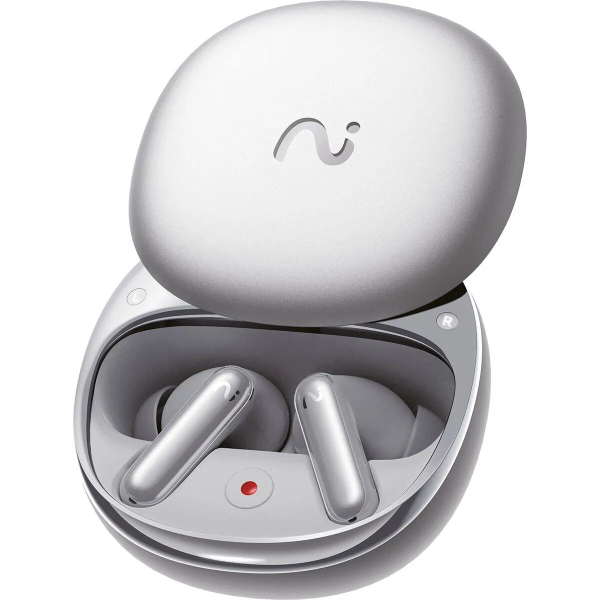 Viaim RecDot AI Voice Recorder Earbuds Silver Certified Refurbished