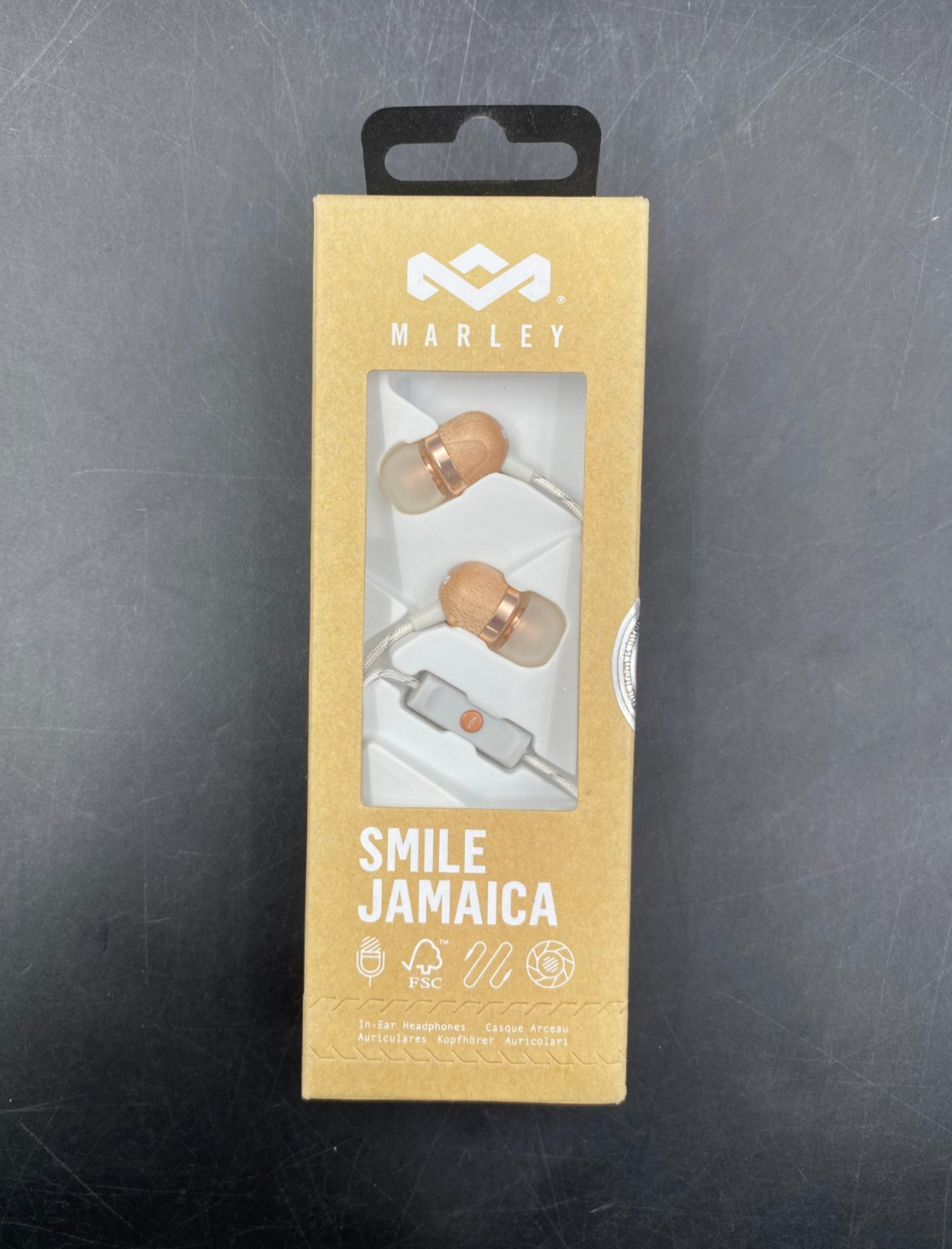 House of Marley Smile Jamaica In-Ear Wired Headphones (EM-JE041-CPB) – NEW