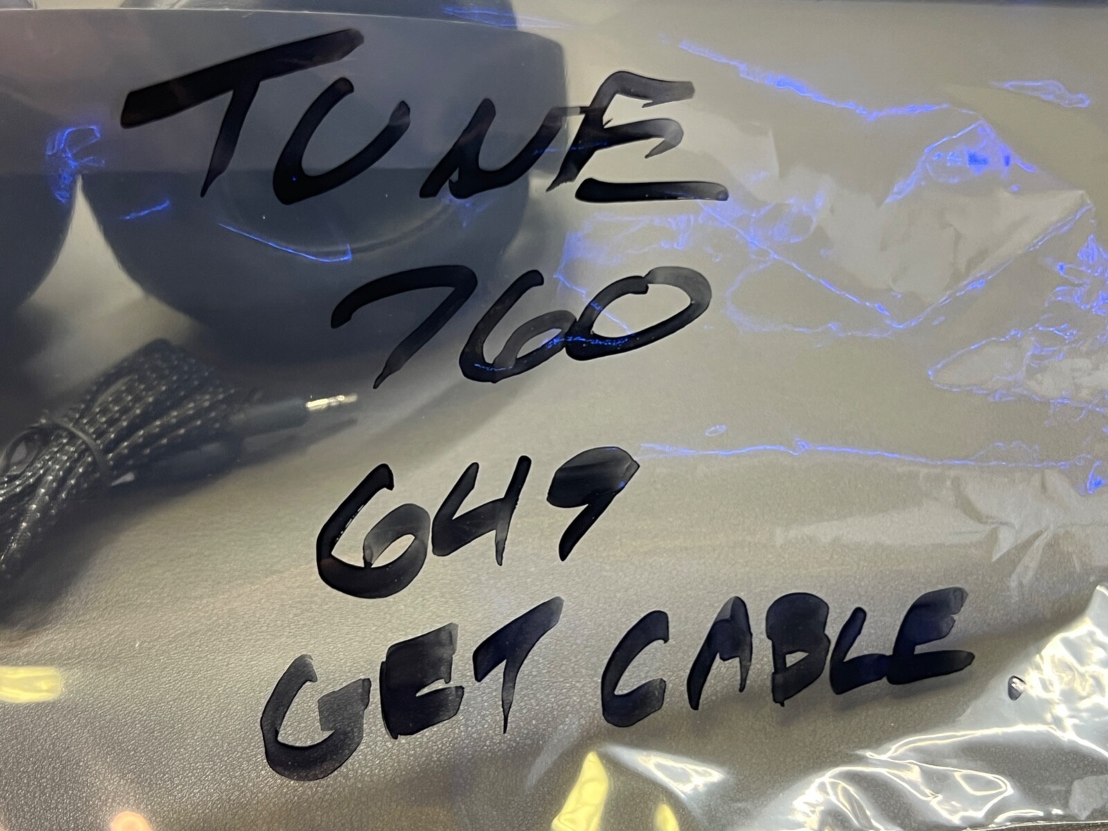 JBL TUNE 760 NC headphones 3.5mm over-ear -WIRED ONLY!-555