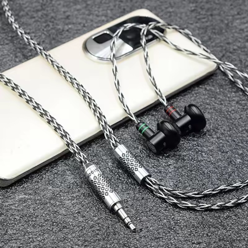 QIGOM HIFI Wired Headsets, S40A Lanyin Grass, High Analytical Separation, 40Ω