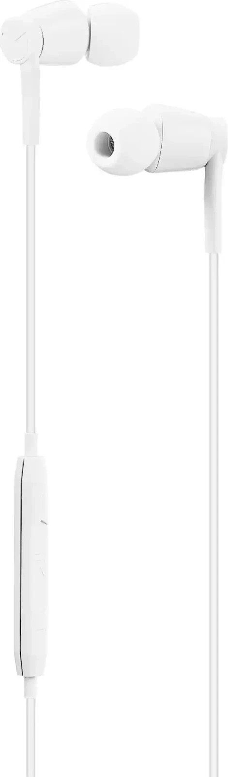Insignia Wired Connector Earbud Headphones For Apple Devices – White