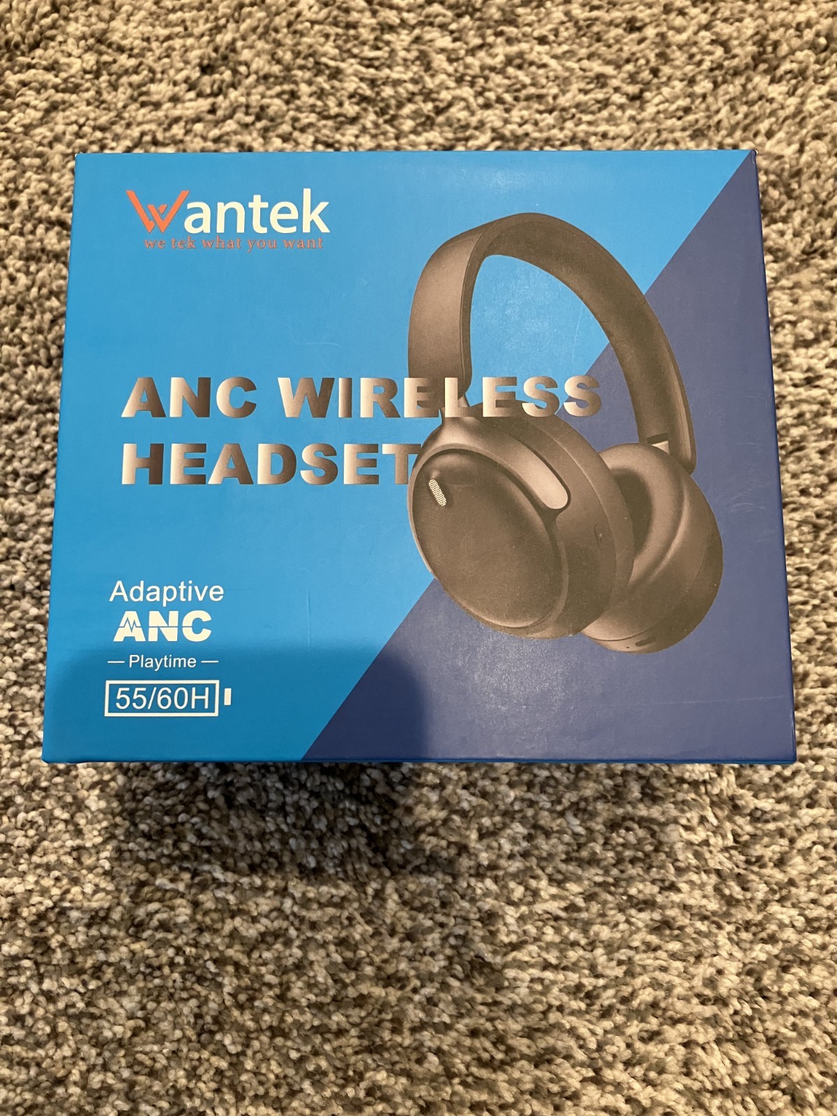 Bluetooth Headset Foldable ANC Wireless Over-ear Headphone for PC/Laptop/Mobile